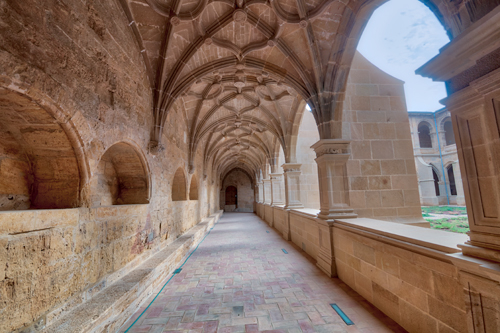 Galería sur del claustro de Fitero